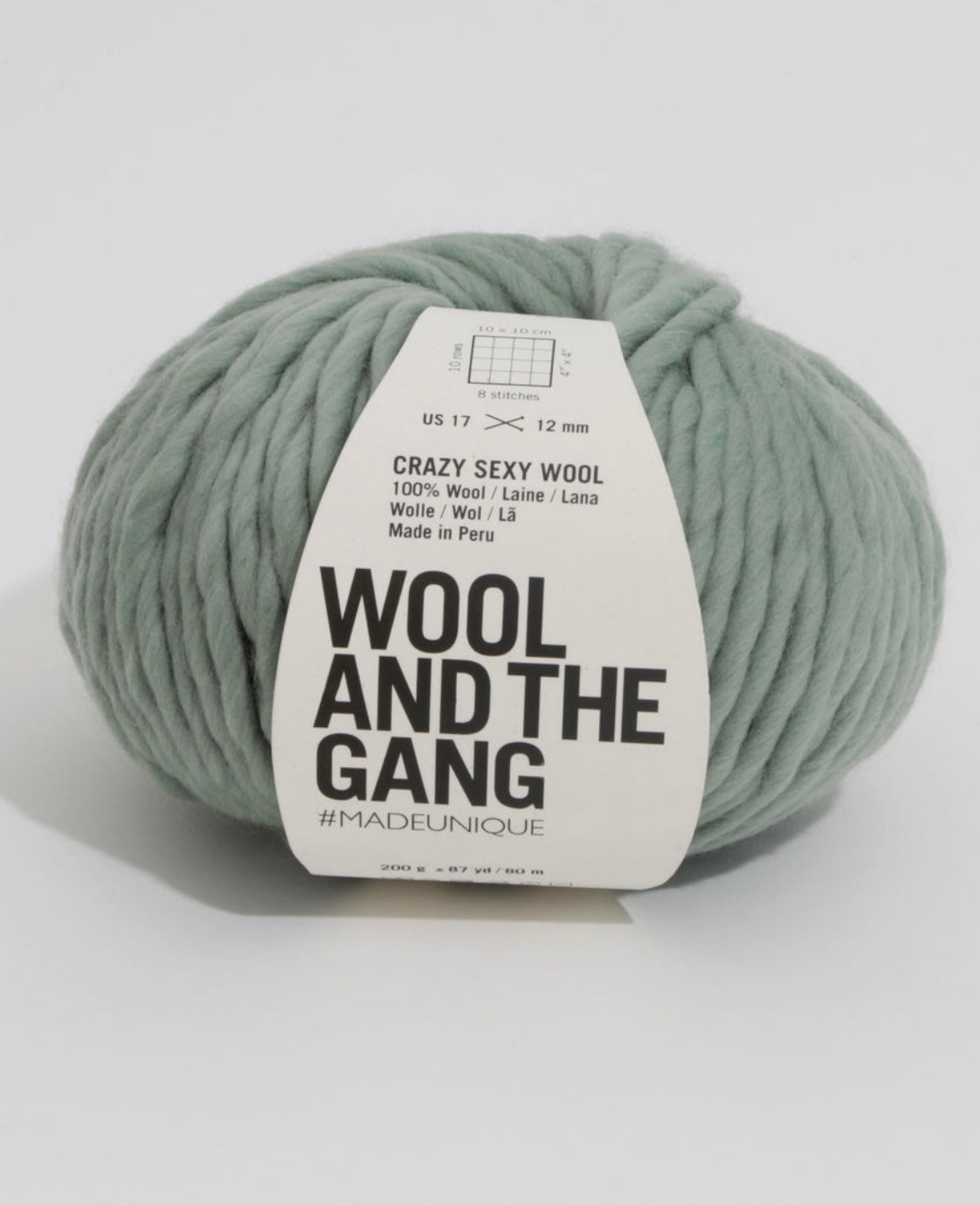 Wool and the Gang - Crazy sexy wool - Eucalyptus Green