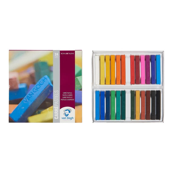 Van Gogh - Carré pastels basisset met 24 kleuren