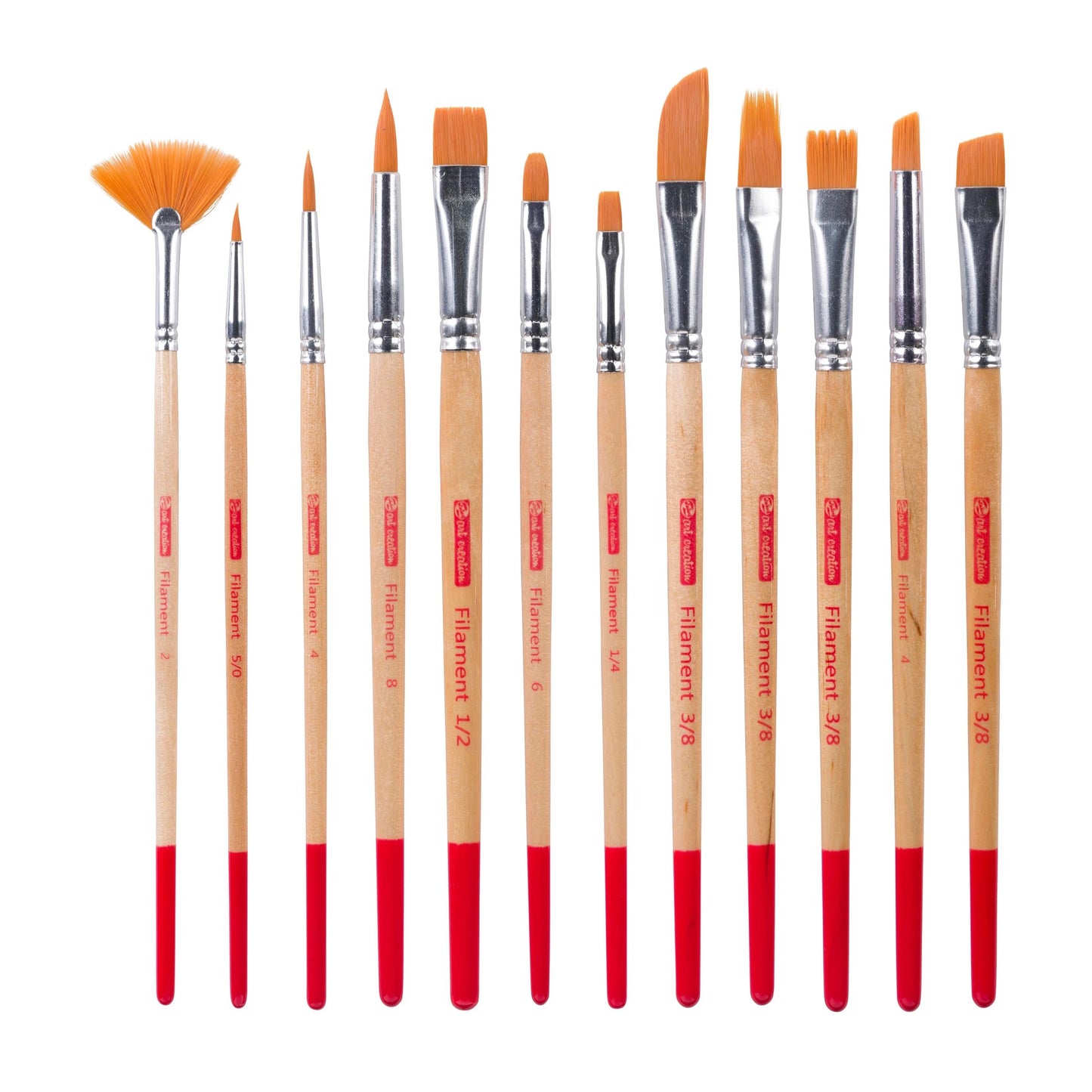 Talens Art Creation - Aquarelpenselen set van 12 - polyester