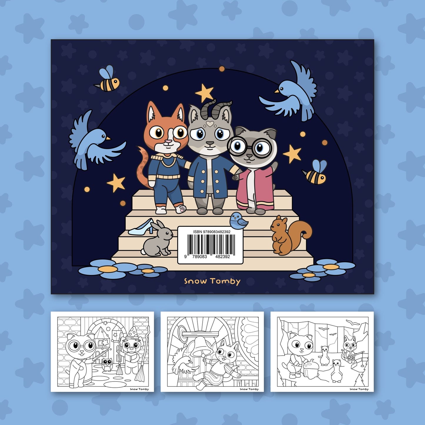 SnowTomby - Whispers of Whiskers kleurboek vol. 3