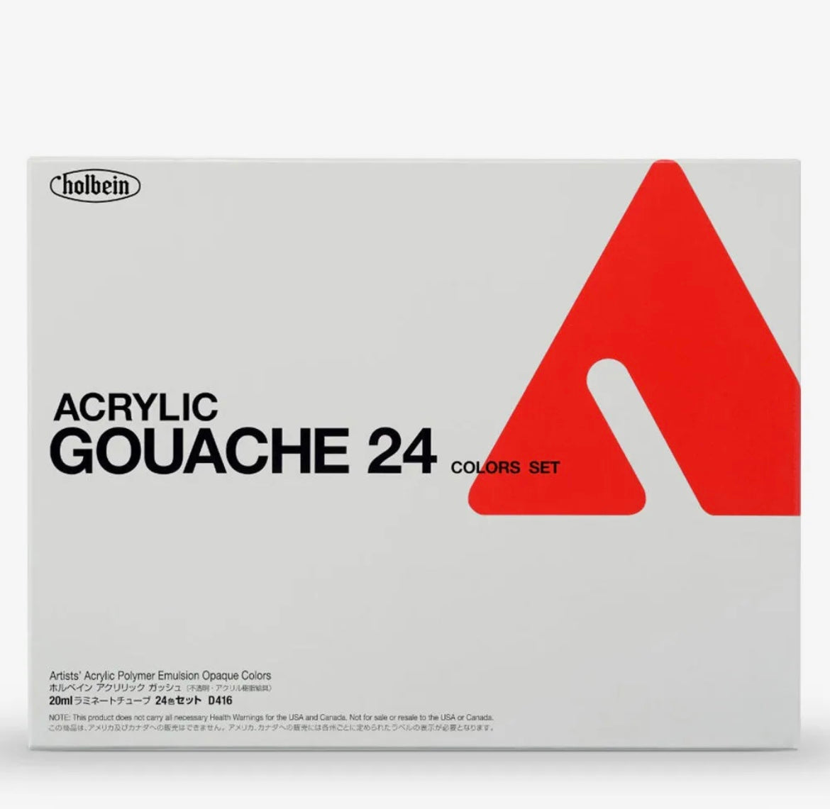 Holbein - Acrylic Gouache 20ml set van 24