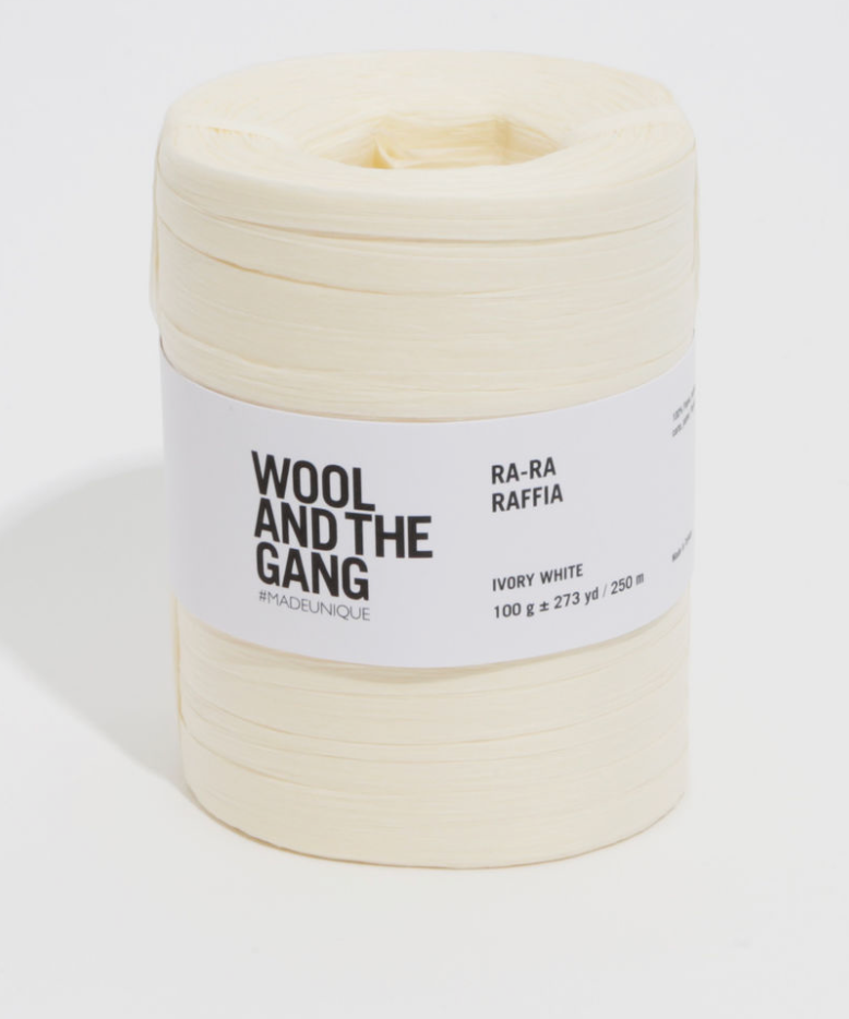 Wool and The Gang - RA-RA RAFFIA - Ivory White