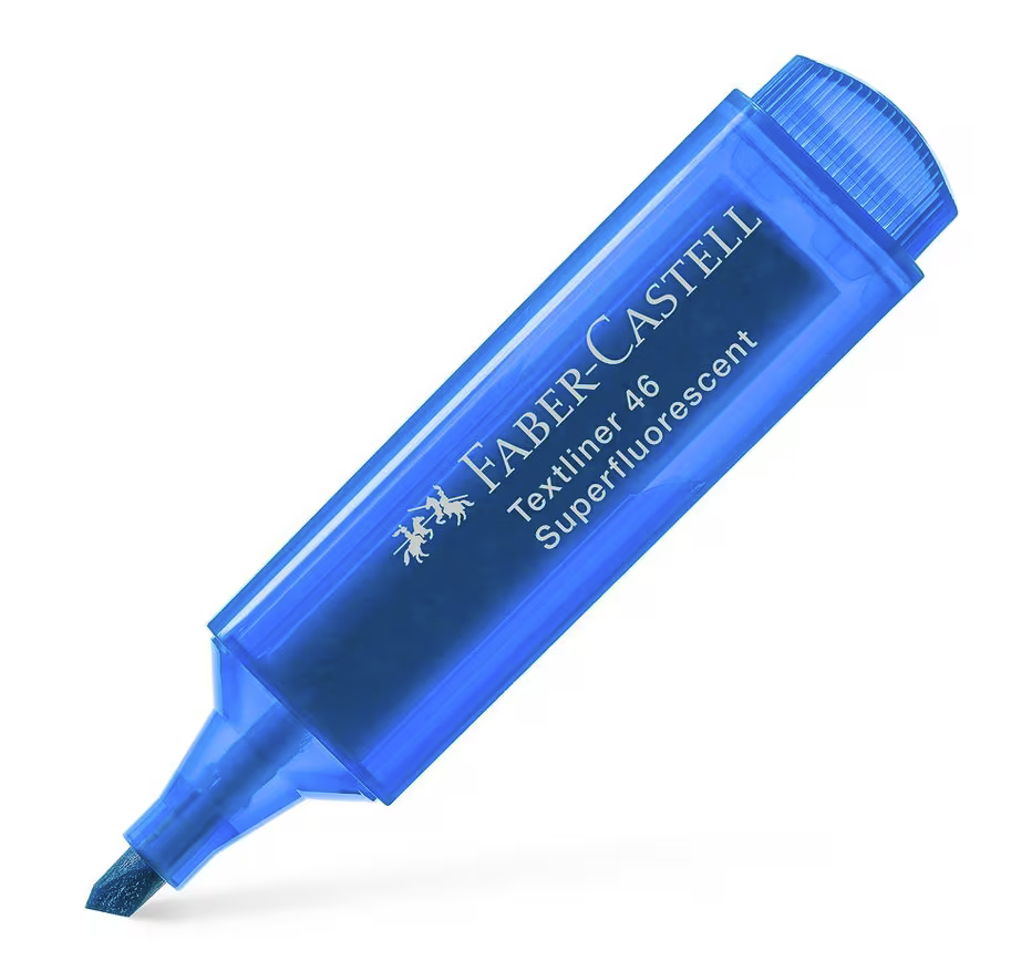 Faber-Castell - markeerstift - blauw