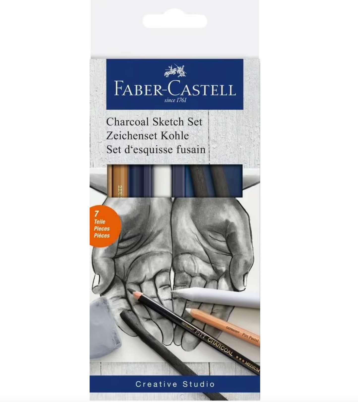 Faber-Castell - Houtskoolset 7-delig