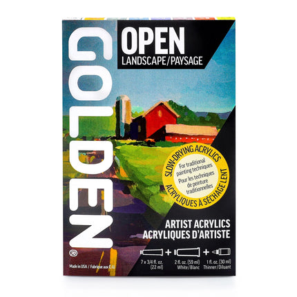 Golden OPEN Acrylverf - Landschap Set