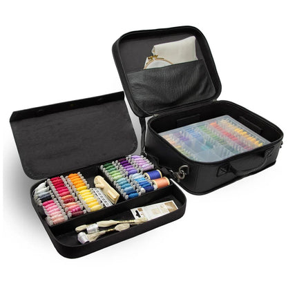 MUUD - Flora Handgemaakte leren tas - kleur black