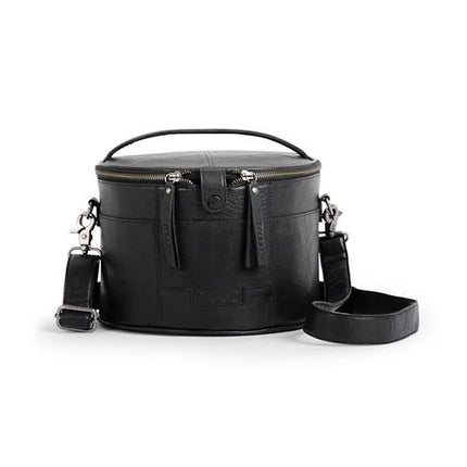 MUUD - Enturn. Handgemaakt leren handwerkprojectentas 15x23cm - kleur black