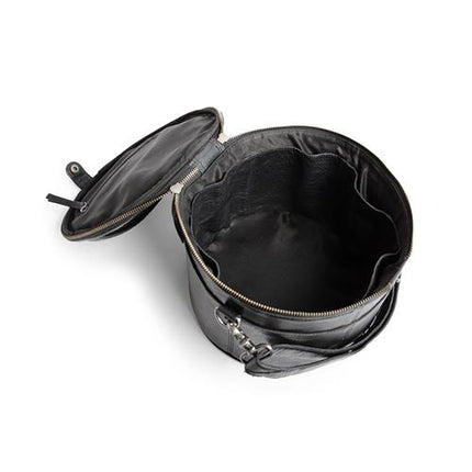 MUUD - Enturn. Handgemaakt leren handwerkprojectentas 15x23cm - kleur black