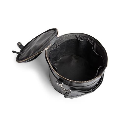 MUUD - Enturn. Handgemaakt leren handwerkprojectentas 15x23cm - kleur black