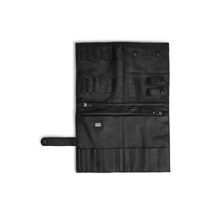 MUUD Billie Etui. Handgemaakt leren handwerketui C19x13cm - O27.5x38cm - kleur black