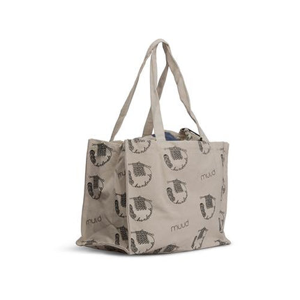 MUUD - Draagtas van 100% gerecycled katoen 42x38cm