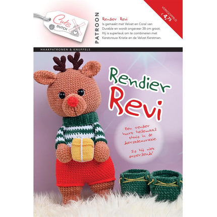 Cute Dutch Pattern Book Reindeer Revi - Dutch