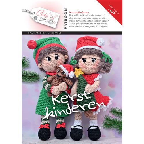 Cute Dutch Patronenboekje Kerstkinderen - Nederlands