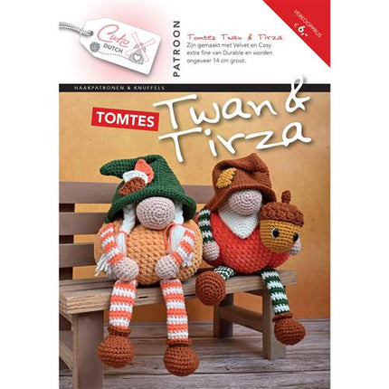 Cute Dutch Pattern Book Tomtes Twan &amp; Tirza - Dutch