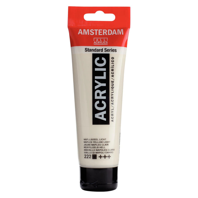 Amsterdam  - Standard Series acrylverf - Napelsgeel Licht 222 - 120ml