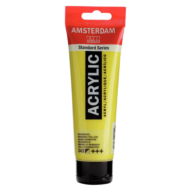 Amsterdam  - Standard Series acrylverf - Groengeel 243 - 120ml