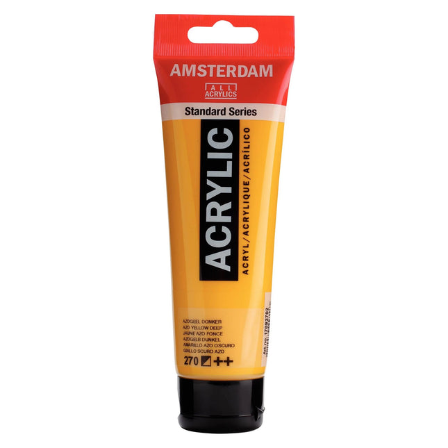 Amsterdam - Standard Series acrylverf - Azogeel Donker 270 - 120ml