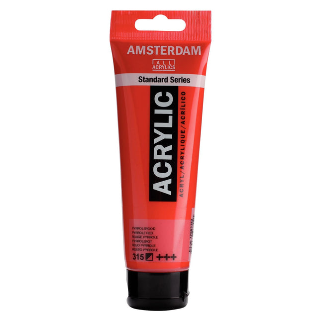 Amsterdam - Standard Series acrylverf - Pyrrolerood 315 - 120ml