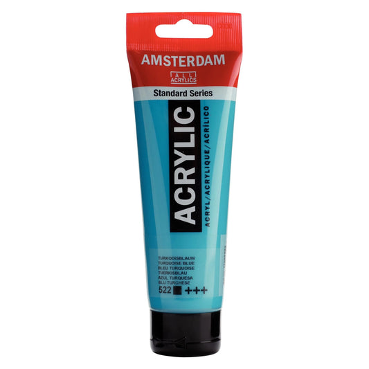 Amsterdam - Standard Series acrylverf - Turkooisblauw 522 - 120ml