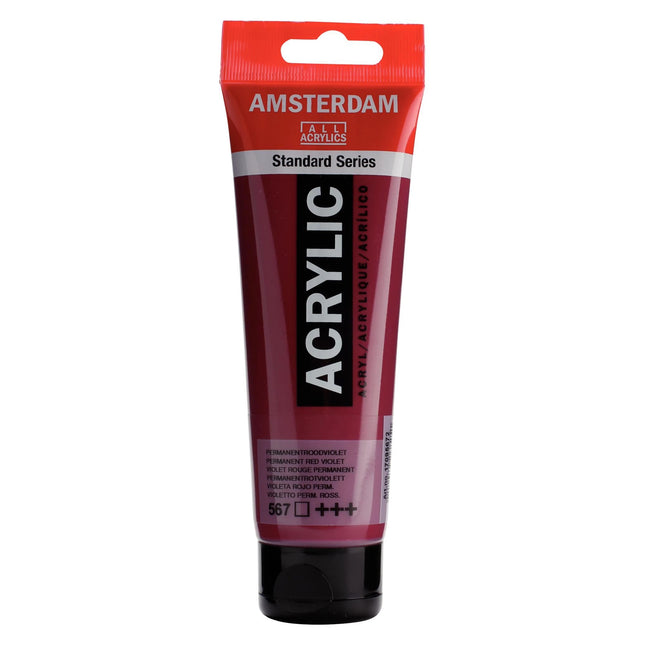 Amsterdam - Standard Series acrylverf - Permanentroodviolet 567 - 120ml