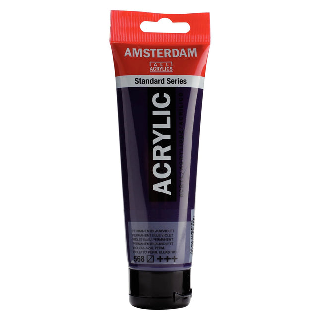 Amsterdam - Standard Series acrylverf - Permanentblauwviolet 568 - 120ml