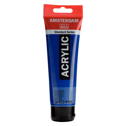 Amsterdam - Standard Series acrylverf - Phtaloblauw 570 - 120ml