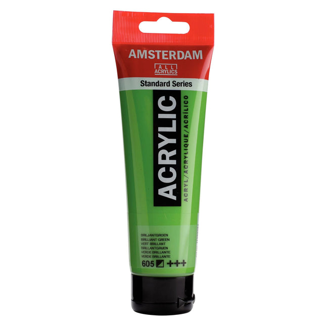Amsterdam - Standard Series acrylverf - Briljantgroen 605 - 120ml