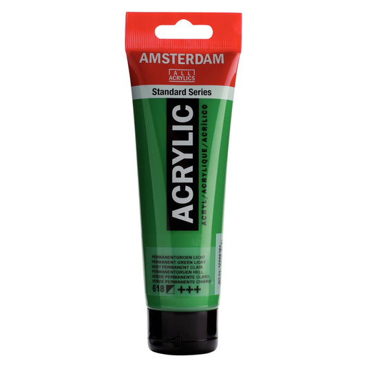 Amsterdam - Standard Series acrylverf - Permanentgroen Licht 618 - 120ml