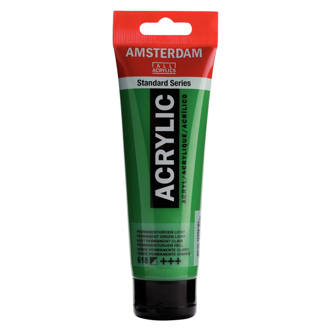 Amsterdam - Standard Series acrylverf - Permanentgroen Licht 618 - 120ml