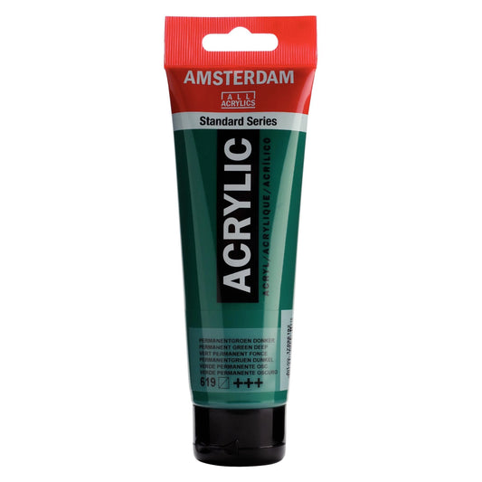 Amsterdam - Standard Series acrylverf - Permanentgroen Donker 619 - 120ml