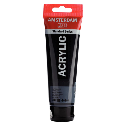 Amsterdam - Standard Series acrylverf - Lampenzwart 702 - 120ml