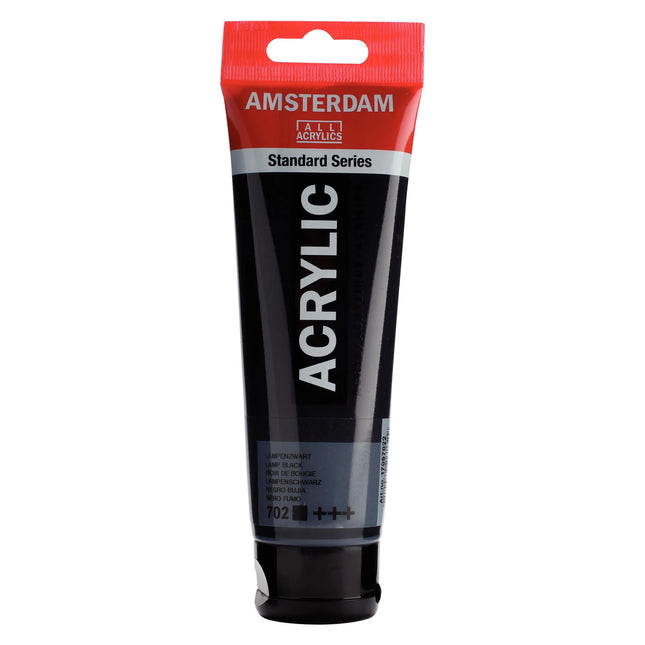Amsterdam - Standard Series acrylverf - Lampenzwart 702 - 120ml