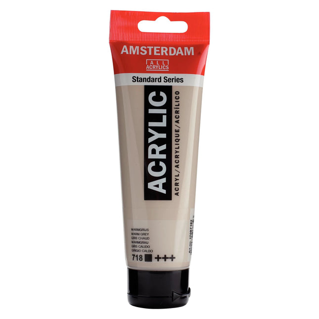 Amsterdam - Standard Series acrylverf - Warmgrijs 718 - 120ml