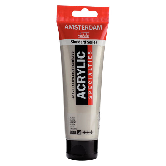 Amsterdam - Standard Series acrylverf - Zilver 800 - 120ml