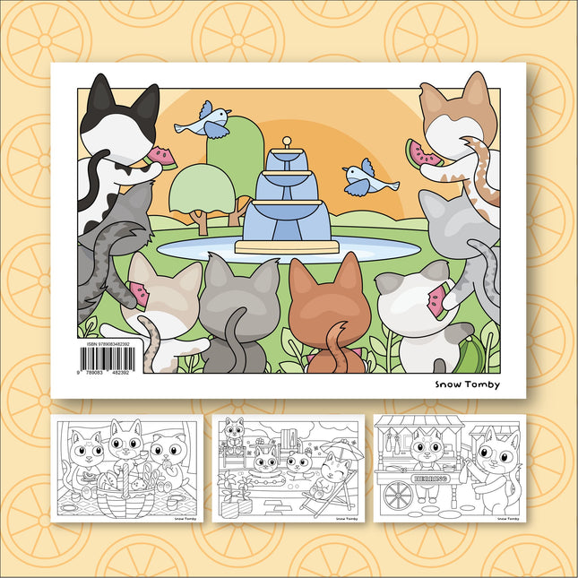 SnowTomby - Kitty Spring Wonderland kleurboek vol. 2