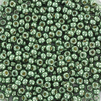 Miyuki rocailles 11/0 - duracoat galvanized sea green - 10g