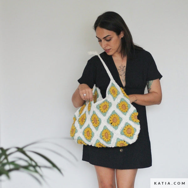 Katia - haakpakket sunflower handbag