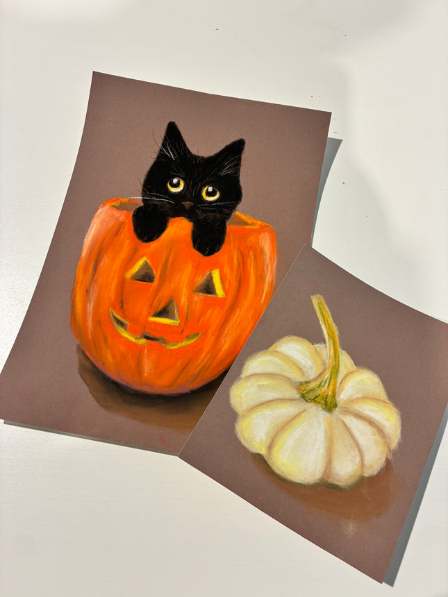 31 OKTOBER - HERFST EN HALLOWEEN IN REMBRANDT SOFT PASTELS