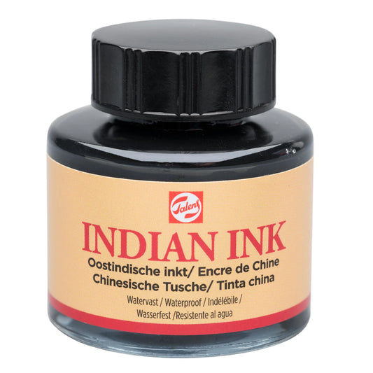 Talens - Oostindische Inkt Fles 30 ml Zwart 700