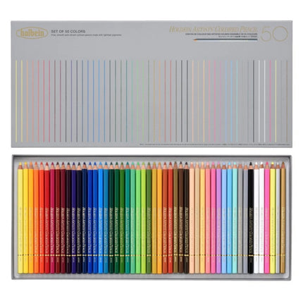 Holbein - Artists Oil based kleurpotloden set van 50