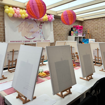 Sip & Paint Teambuilding (prijs per persoon)