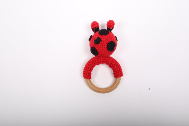 Ladybug rattle
