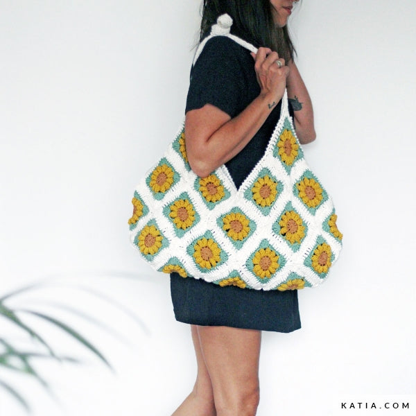 Katia - haakpakket sunflower handbag