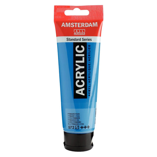 Amsterdam - Standard Series acrylverf - Primaircyaan 572 - 120ml