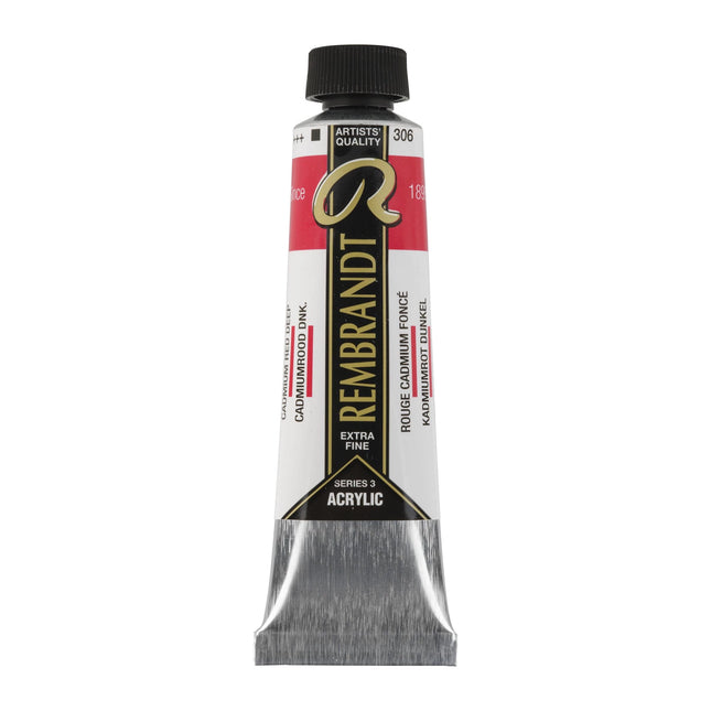 Rembrandt - Acrylverf - Cadmiumrood Donker 306 - 40ml
