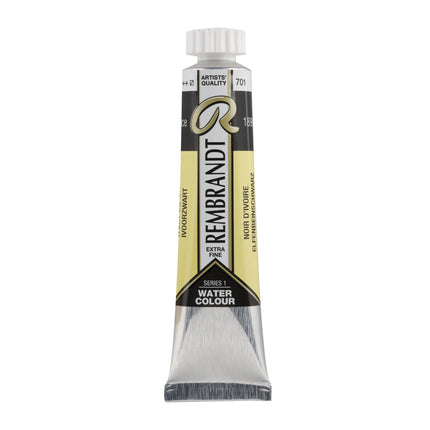 Rembrandt Aquarelverf - Ivoorzwart 701 - tube 20 ml