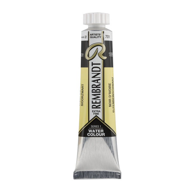 Rembrandt Aquarelverf - Ivoorzwart 701 - tube 20 ml