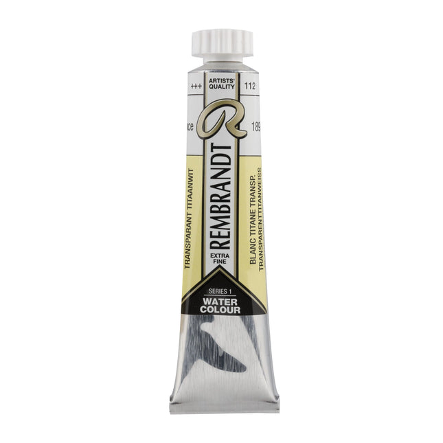 Rembrandt Aquarelverf - Transparant Titaanwit 112 - tube 20 ml