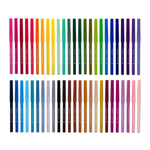 Bruynzeel - Viltstiften set 50 kleuren