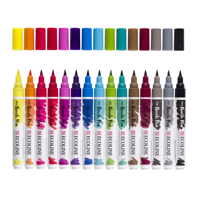 Ecoline - Brush Pen set - 15 kleuren